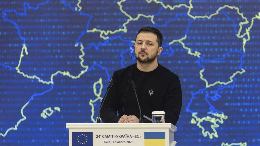 Ingen må vide, hvor Volodymyr Zelenskyj befinder sig. Men EU dummede sig. Foto: Presidential Office Of Ukraine/Ritzau Scanpix