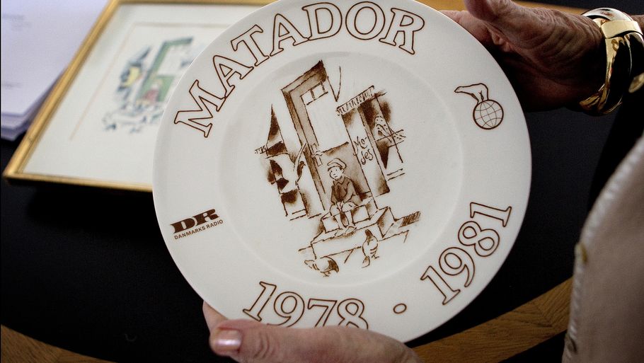 Platte med motiv af Matador