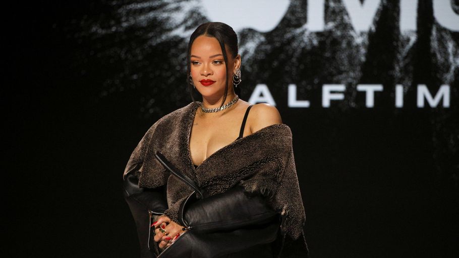 Rihanna har lagt en minutiøs plan for, hvordan hun skal underholde i pausen i søndagens Super Bowl. Foto: Caitlin O'Hara/Reuters/Ritzau Scanpix