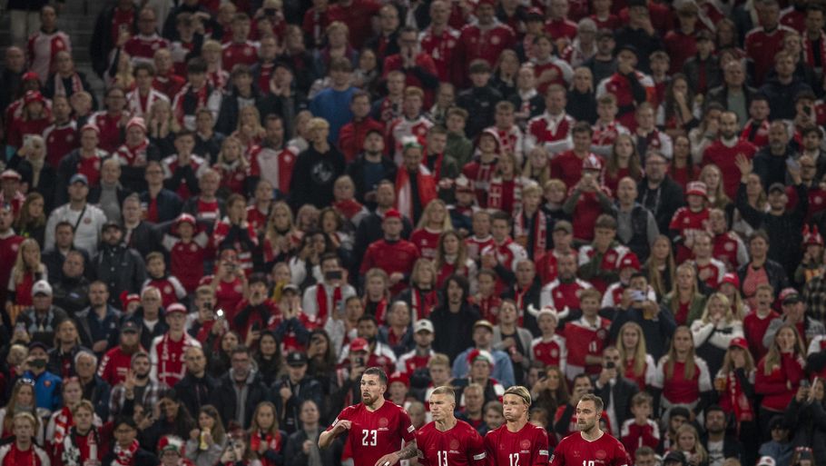 Seks danske fans har fået to års karantæne efter uacceptabel adfærd. Foto: Christian Falck Wolff/Ritzau Scanpix