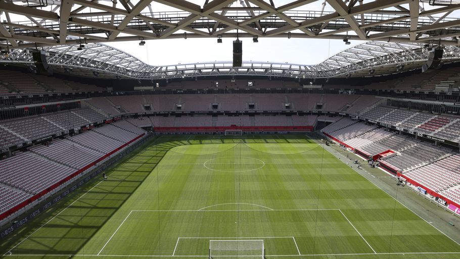 OGC Nice er ikke tilfredse med, at deres stadion, Allianz Riviera, er blevet brugt til at optage porno. Foto: Jonathan Moscrop/AP Images/Ritzau Scanpix