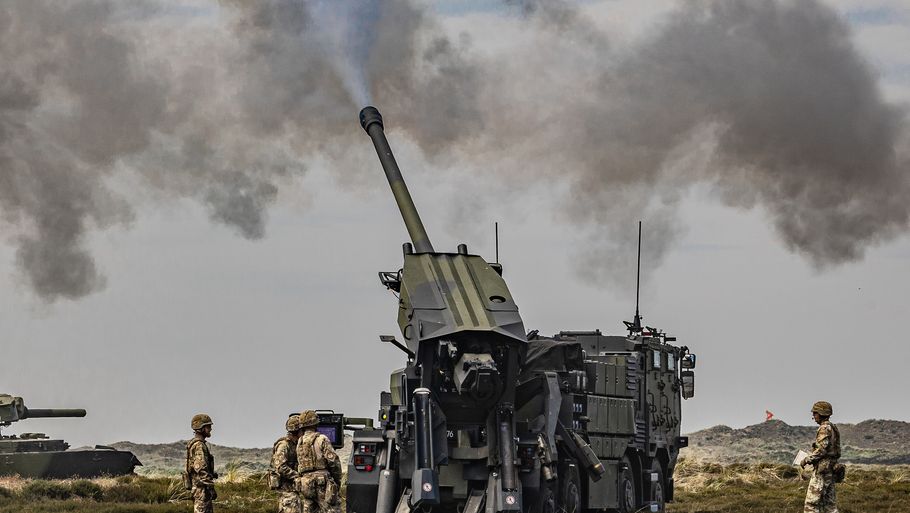 En Ceasar-artillerikanon af typen, som Danmark har doneret 19 af til Ukraine. Foto: Rasmus Christopher Franck/Forsvarsgalleriet