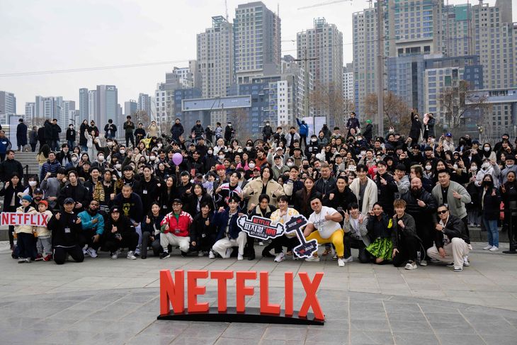 De 100 deltagere til pressemøde i den sydkoreanske hovedstad Seoul. Foto: Ritzau Scanpix
