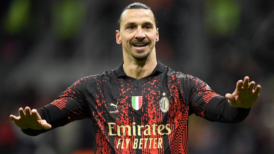 Zlatan Ibrahimovic fik comeback for AC Milan, der vandt 2-0 hjemme over danskerklubben Atallanta. Foto: Daniele Mascolo/Ritzau Scanpix