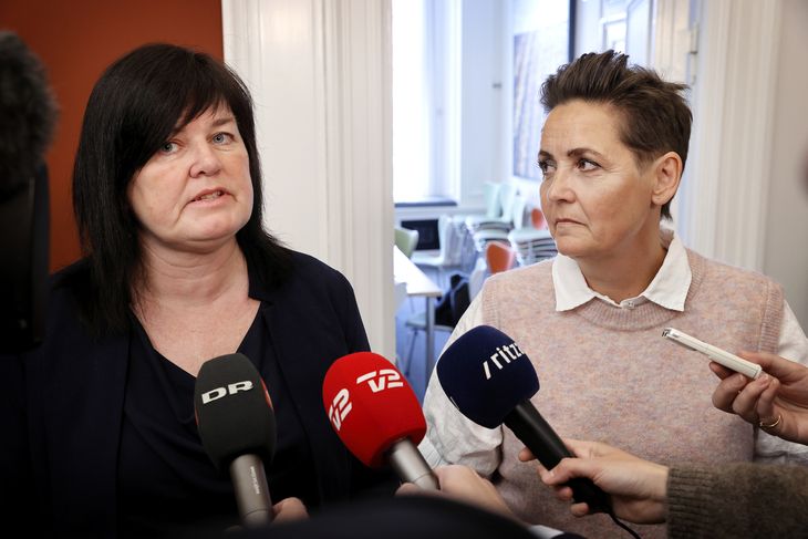 Gruppeformand for SF, Karina Lorentzen Dehnhardt (til venstre), har blandt andet spurgt udlændinge- og integrationsminister Kaare Dybvad Bek (S), om det er skør udlændingepolitik at udvise Tucktack. Foto: Jens Dresling