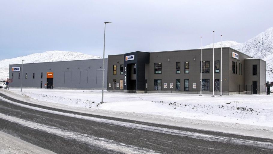 Det nye Stark-byggecenter i Nuuk i Grønland. PR-foto