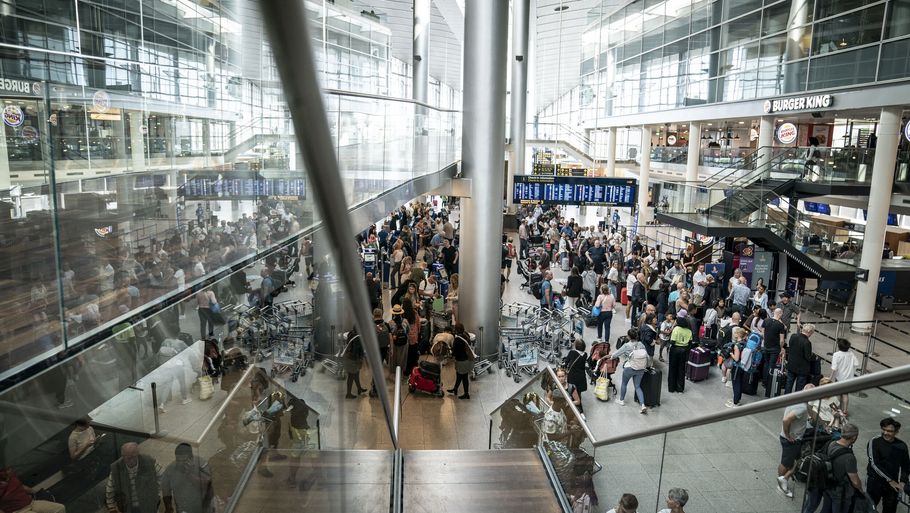 Antallet af passagerer i Københavns Lufthavn er vokset med 141 procent i 2022 sammenlignet med året før. Men der er stadig færre end før corona. (Arkivfoto) Foto: Mads Claus Rasmussen/Ritzau Scanpix