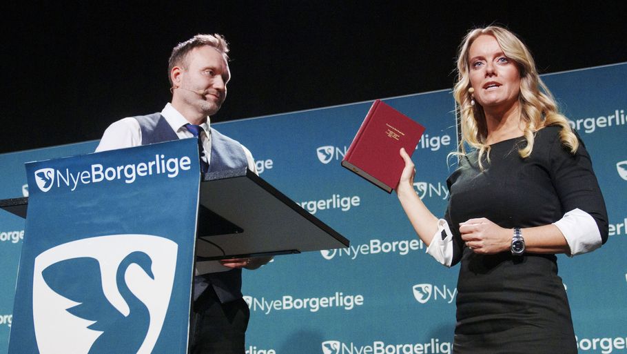 Med Lars Bojes eksklusion fra partiet, har Nye Borgerlige samtidig sagt ja til at miste flere millioner i støtte kroner. Foto: Bo Amstrup/Ritzau Scanpix