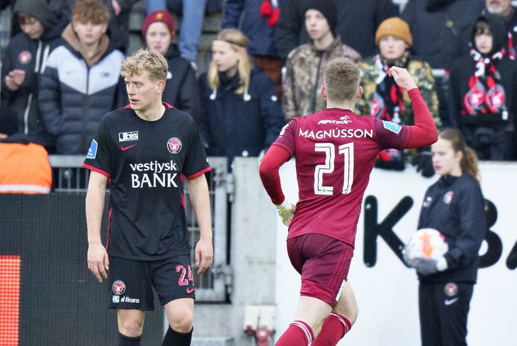 Han gjorde det også til 2-1. Foto: Henning Bagger/Ritzau Scanpix