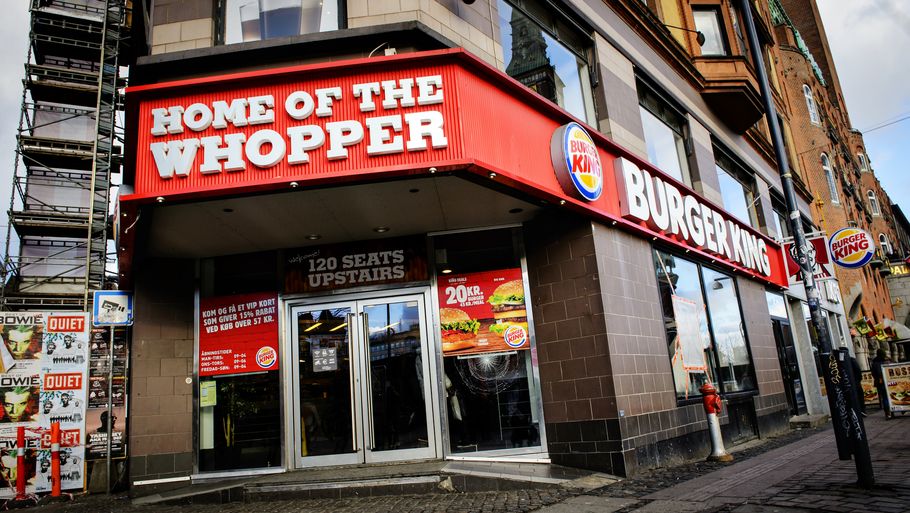 Burger King dropper alt kød i en måned i restauranten på Rådhuspladsen i København. Foto: Philip Davali