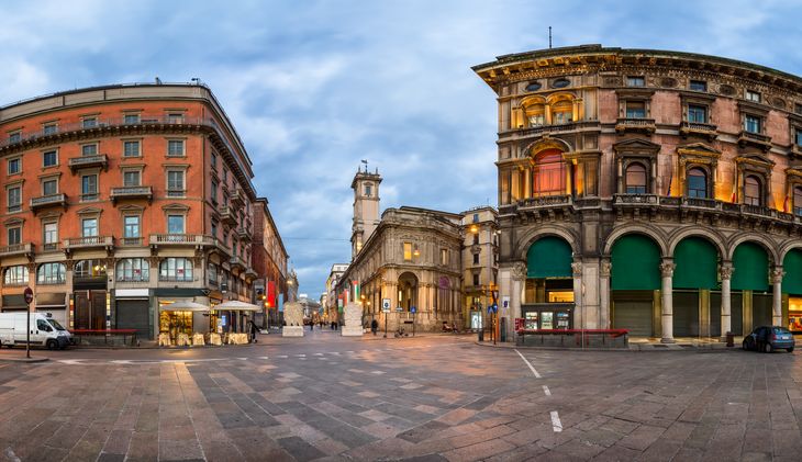 Tag en tur til Milano, der ud over knaldhamrende dyrt modetøj også er en oplevelse bare at gå tur i. Arkivfoto: Colourbox