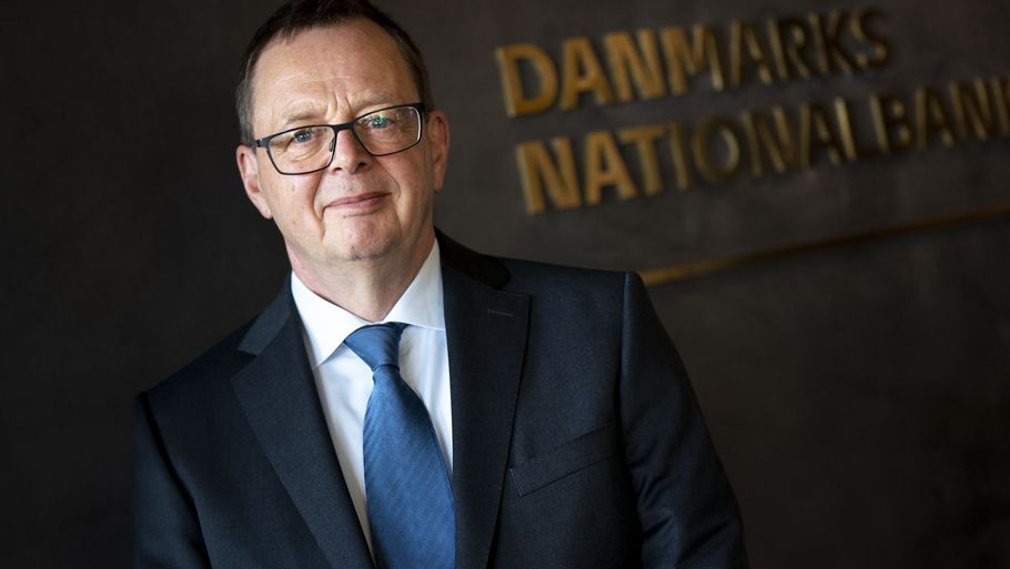 Danmarks Nationalbank hæver sin ledende rente med 0,50 procentpoint. Renten er nu på det højeste niveau siden 2009. Christian Kettel Thomasen (billede) er direktør i Nationalbanken. (Arkivfoto) Foto: Ida Marie Odgaard/Ritzau Scanpix