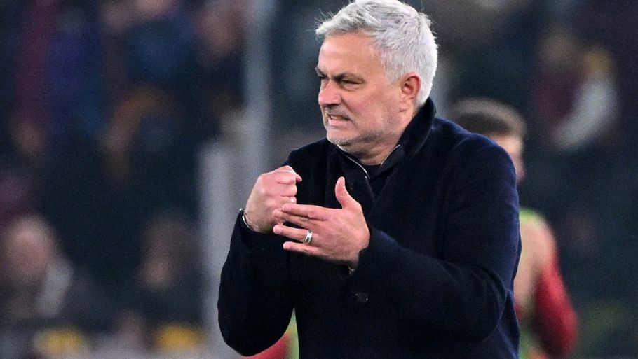 José Mourinho og AS Roma er blandt de sidste otte i Europa League. Foto: Alberto Lingria/Reuters/Ritzau Scanpix