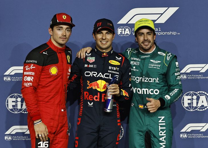 Top tre, men Charles Leclerc har en motorstraf. Foto: Hamad I Mohammed/Ritzau Scanpix