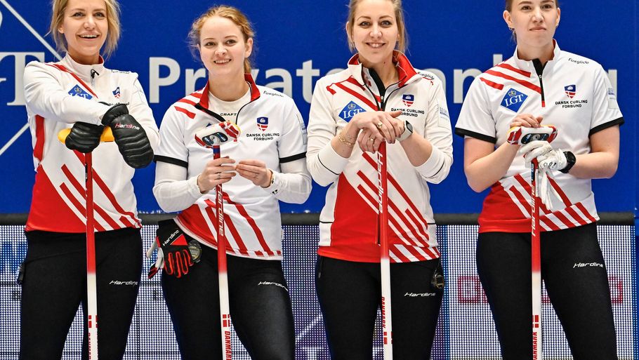Danmark tabte for femte gang i træk ved kvindernes VM i curling. Foto: TT/Reuters