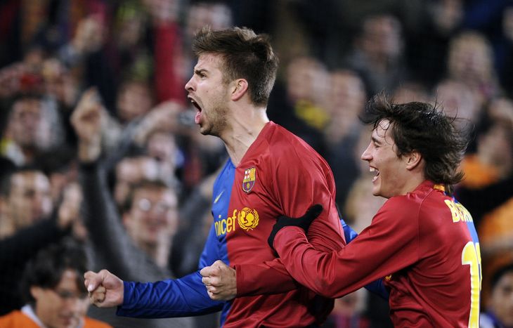 De to spaniere nåede flere sæsoner sammen i FC Barcelona. Foto: Manu Fernandez/Ritzau Scanpix