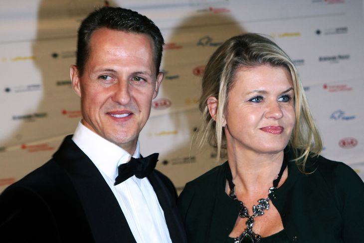 Schumacher-parret i Frankfurt i 2012. Foto: Fredrik von Erichsen/AP/Ritzau Scanpix