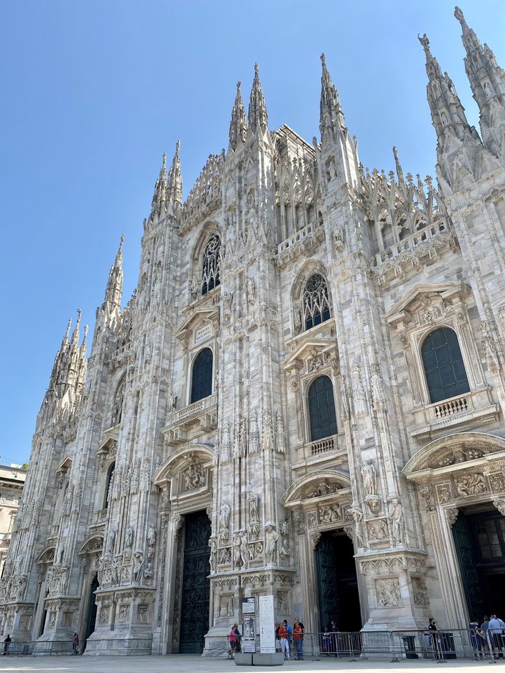 Duomo di Milano er næsten 160 meter høj. Foto: Sophie Schou Jensen