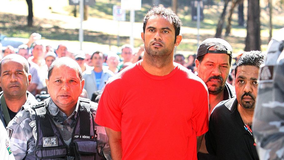 Bruno Fernandes under sin anholdelse i 2010. Foto: STRINGER/BRAZIL/Ritzau Scanpix