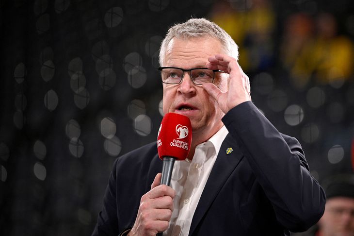 Janne Andersson havnede i en ophedet diskussion med en fodboldekspert efter Sveriges 5-0-sejr. (Arkivfoto). Foto: Tt News Agency/Reuters