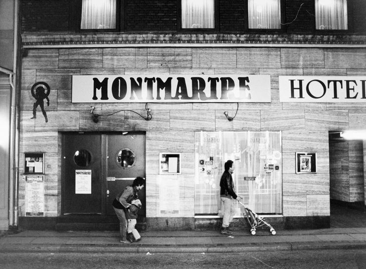 Montmartre i dets originale version lukkede i 1976. Men pludselig var der mulighed for atter at åbne - denne gang i Nørregade 41. Lokationen, der senere bl.a. har huset Remees natklubber Zen og Arch. Foto: Finn Frandsen 