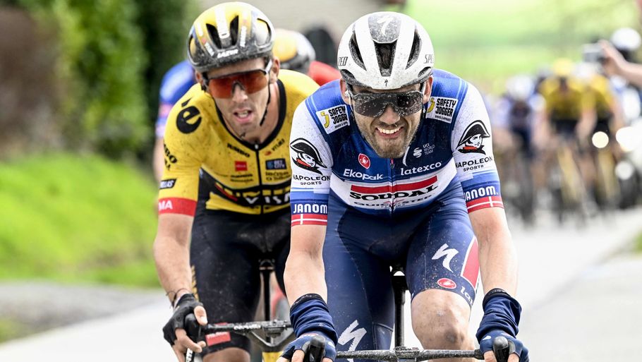 Kasper Asgreen er endelig ved at finde den form, hvor han kan være med at køre om sejren i de store cykelløb. Foto: Nico Vereecken/AFP/Ritzau Scanpix
