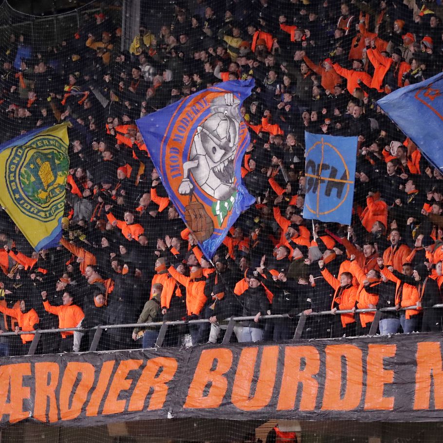 Brøndbys orange-fans under pres