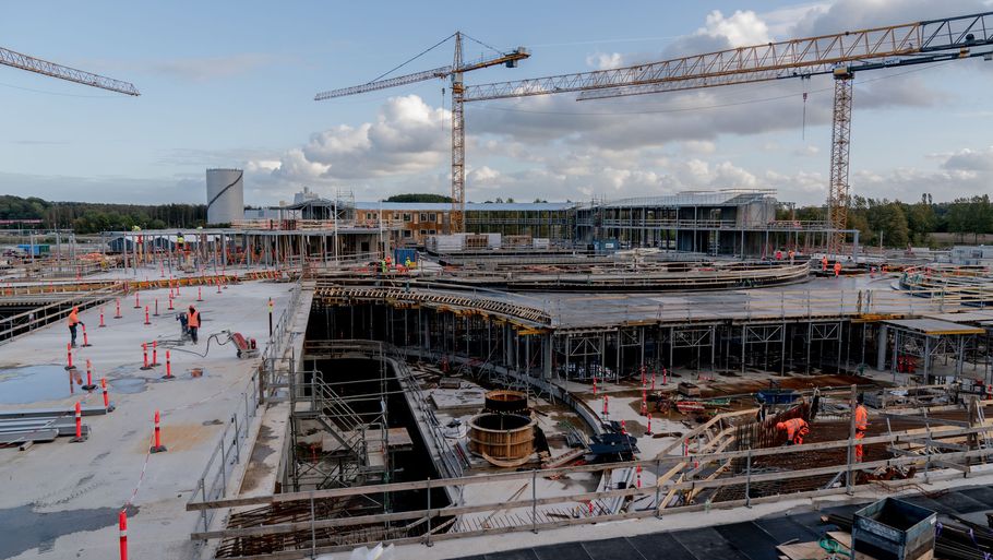 Byggeprojektet forventes at blive 43 procent dyrere end oprindeligt planlagt. (Arkivfoto). Foto: Ida Marie Odgaard/Ritzau Scanpix