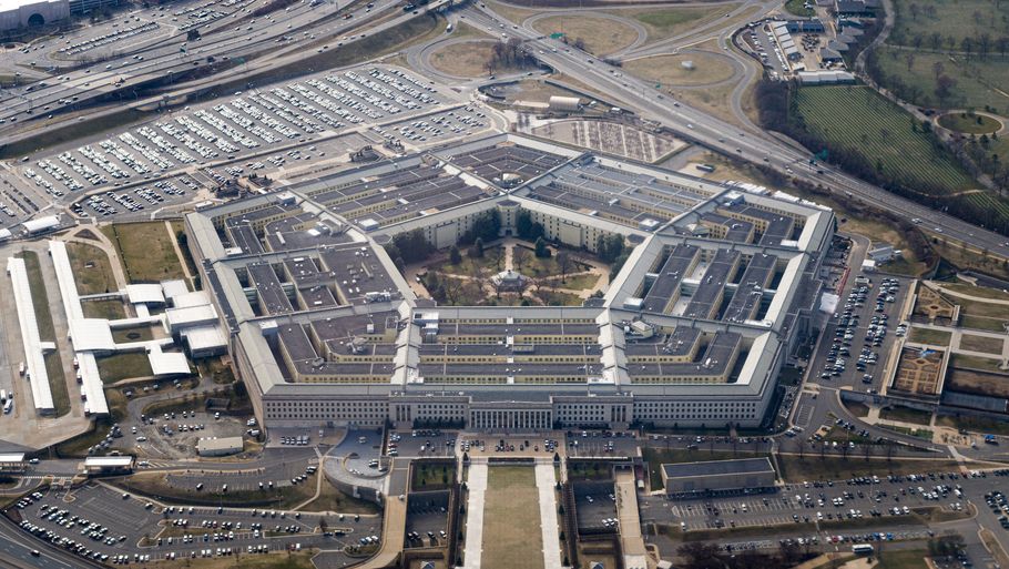 Lækagen stammer angiveligt fra det amerikanske forsvarsministerium, Pentagon. Foto: Joshua Roberts/Ritzau Scanpix