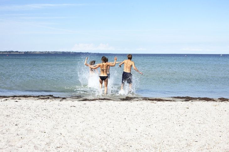 Slip badeferien løs på Ærøs strande. Foto: Niclas Jessen
