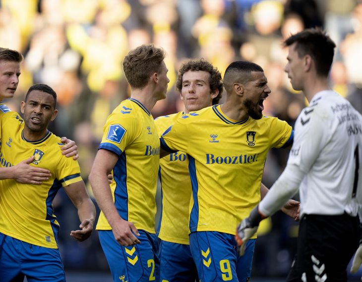 Brøndby kunne endelig glæde sig over en sejr efter tre nederlag på stribe. Foto: Tariq Mikkel Khan.