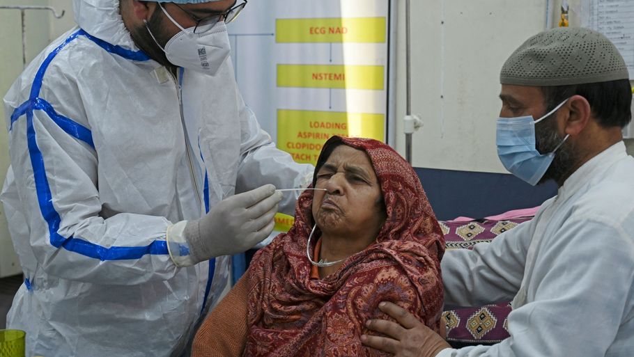 I Indien spreder coronavirussen sig hurtigt. Foto: TAUSEEF MUSTAFA, Ritzau Scanpix