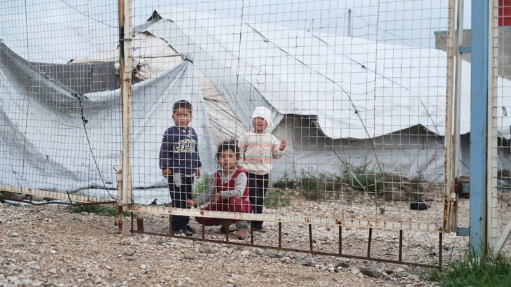 Al-Roj-lejren huser ifølge de lokale myndigheders seneste optælling 2564 individer - af disse er 1594 børn. Ingen af børnene på billedet er danske statsborgere. Foto: Rasmus Flindt Pedersen