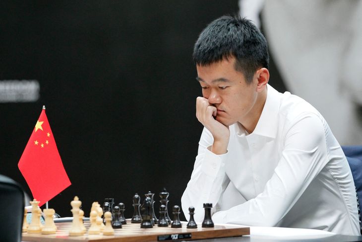 Kinesiske Ding Liren er den 17. skakverdensmester i historien. Foto: Ritzau Scanpix/AFP
