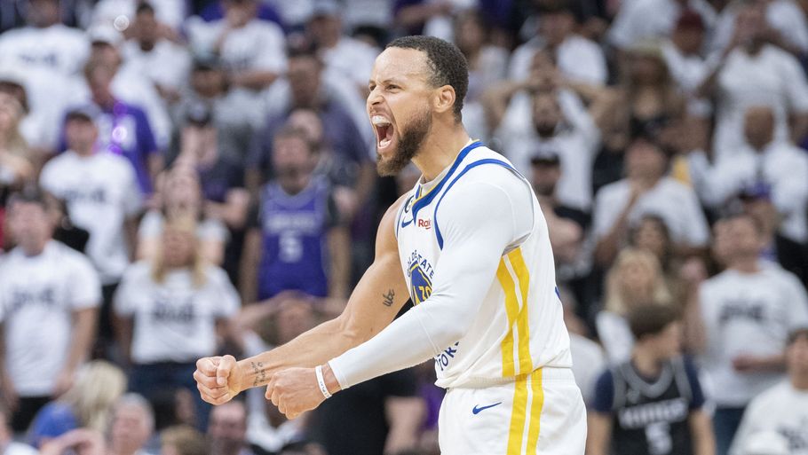 Currys 50 point er en rekord i en syvende playoff-kamp og tre point mere, end han nogensinde har præsteret i en playoff-kamp. Foto: Kyle Terada/Ritzau Scanpix