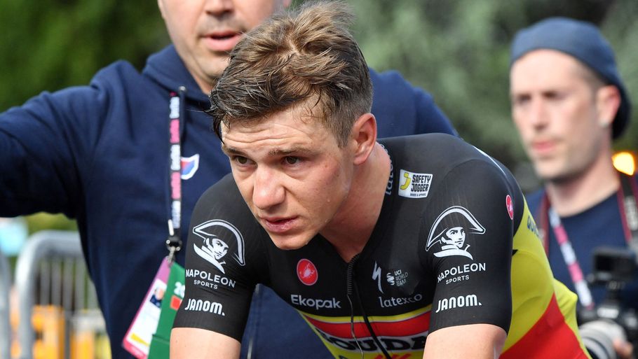 Remco Evenepoel nåede at vinde to enkeltstarter i årets Giro, før han måtte udgå med coronasmitte. Foto: Jennifer Lorenzini/Reuters
