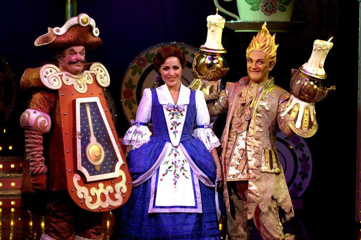 Maria Lucia har spillet med i opsætninger som 'Skønheden og Udyret' (billedet), 'Aladdin', 'West Side Story' og mange flere, og tilbage i 2011 modtog hun en Reumert som årets sanger for sin rolle i 'Wicked' på Det Ny Teater. Foto: Mik Eskestad/Jyllandsposten 