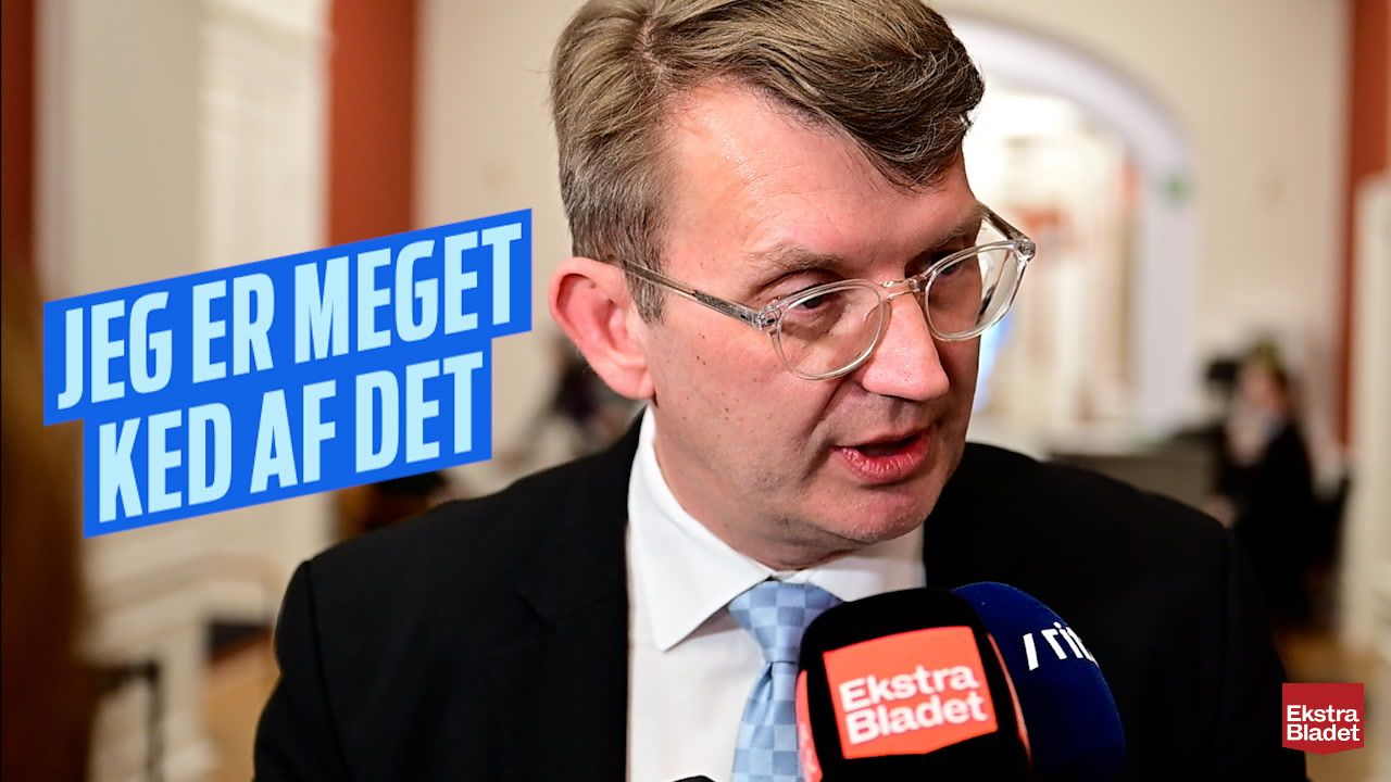 Skuffet Minister: - Jeg Er Meget Ked Af Det – Ekstra Bladet