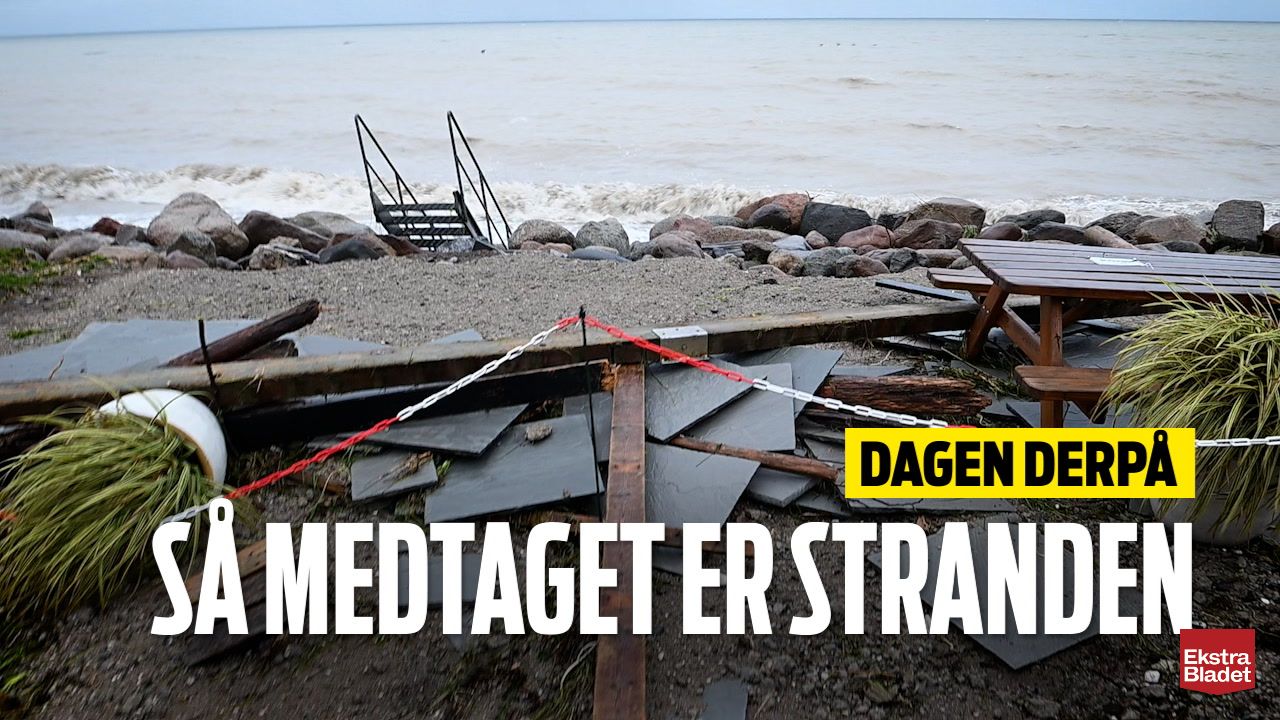 Efter Stormflod: - Det Ser Jo Voldsomt Ud – Ekstra Bladet