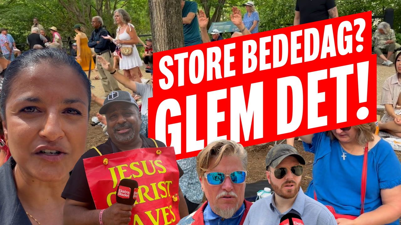 Glem alt om store bededag: Beder for Trump – Ekstra Bladet
