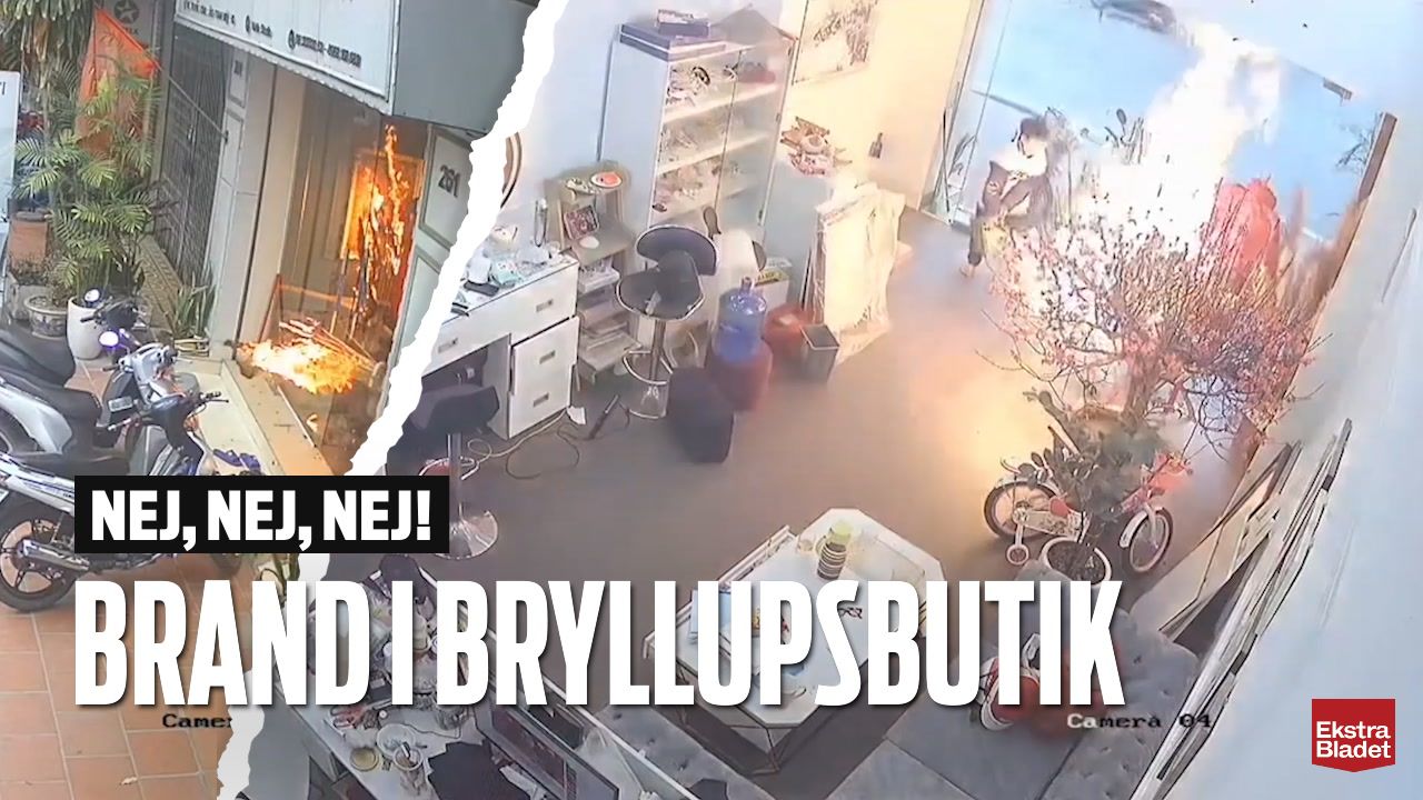 Åh Nej!: Voldsom Brand I Bryllupsbutik – Ekstra Bladet