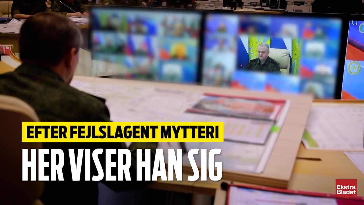 For Første Gang Siden Mytteri Her Viser Han Sig Ekstra Bladet 