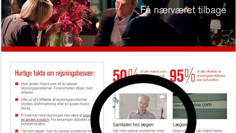 Når DR-lægen Jesper Bay-Hansen (i ringen på billedet, red.) ikke giver gode råd på nettet og i fjernsynet, så arbejder han blandt andet for potenspillefirmaet Eli Lilly. Men det har offentligheden ikke fået noget at vide om før nu. (PR-foto/Eli Lilly)