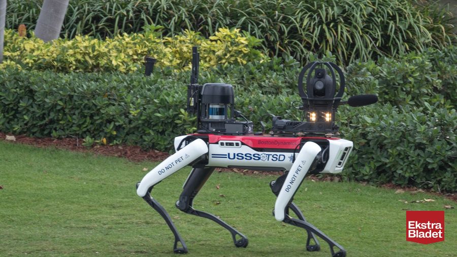 Robot vogter Trumps hjem i Florida