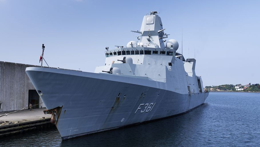 Den danske fregat Iver Huitfeldt skal på mission i Det Røde Hav ...