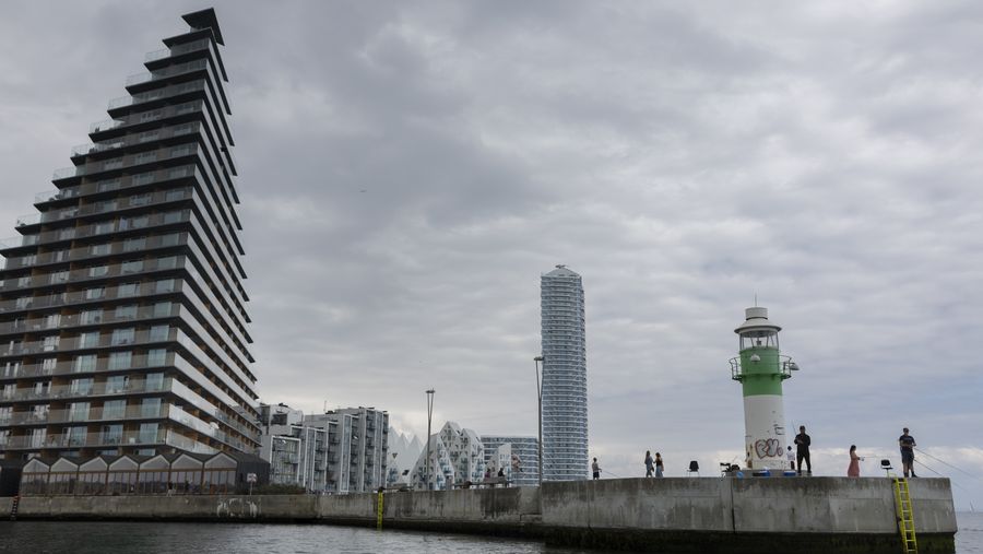 В Aarhus Ø жителям запретили пользоваться балконами из-за опасного наклона конструкций