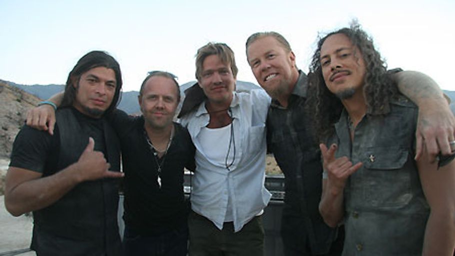 Metallica filmer i øjeblikket med Thomas Vinterberg i Californien. (Foto: Steve Wiig & Jeff Yeager / Metallica.com)